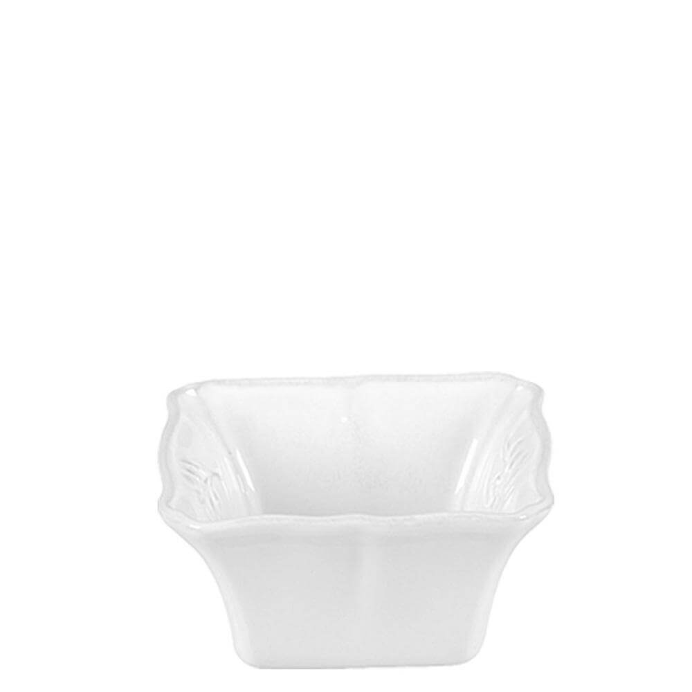Costa Nova Alentejo White Square Ramekin 10cm